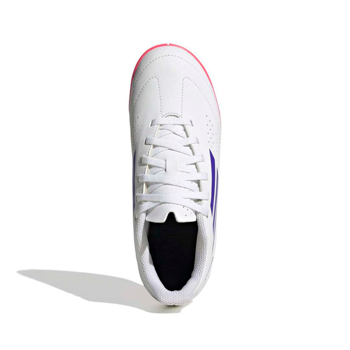 Adidas Deportivo III Indoor Boots Kids - White / Purple / Solar Turbo