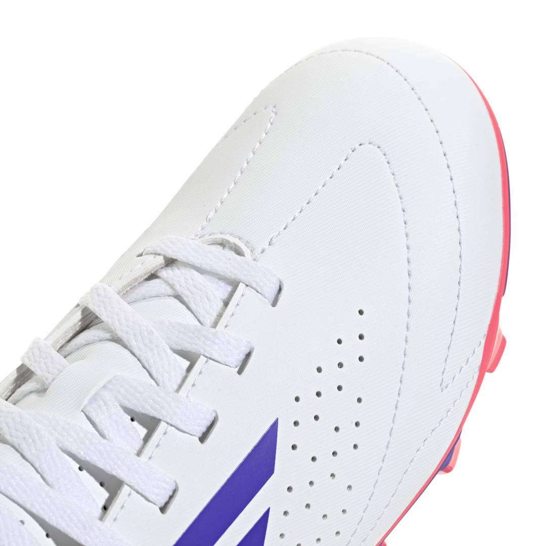 Adidas Deportivo III Indoor Boots Kids - White / Purple / Solar Turbo