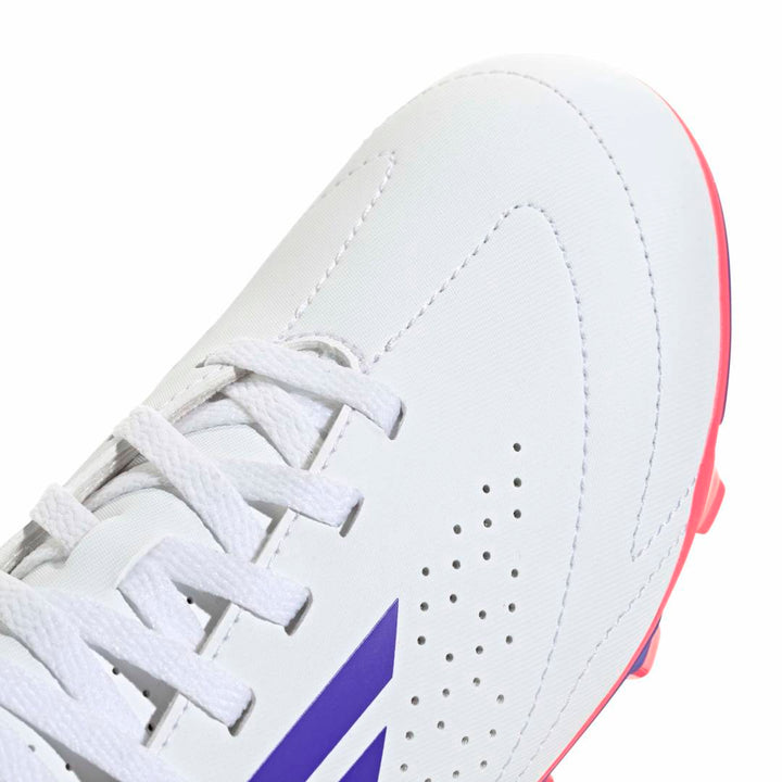 Adidas Deportivo III Indoor Boots Kids - White / Purple / Solar Turbo