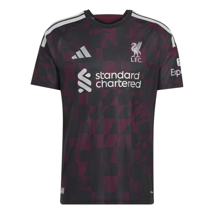 A dark patterned Liverpool F.C.