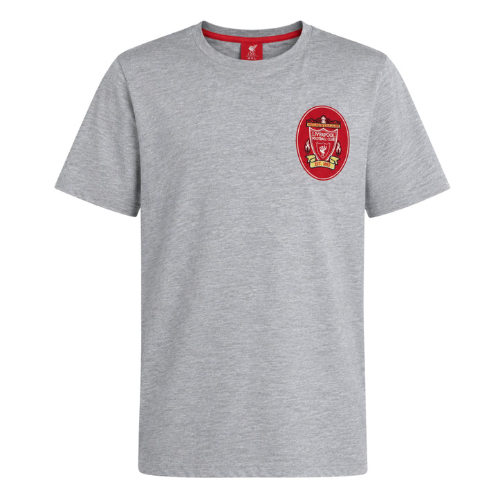 Liverpool FC 96/97 Crest Tee - Gray Marl