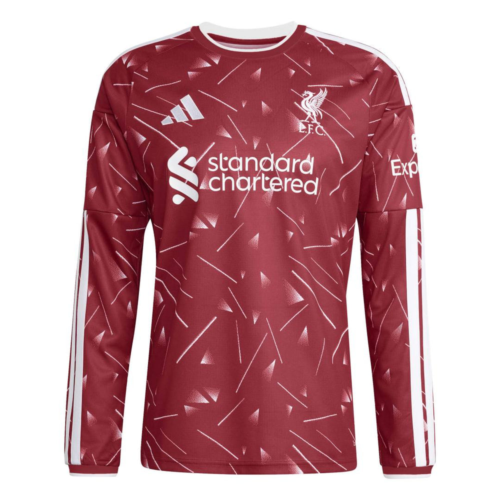 Front of Liverpool FC Home Jersey Long Sleeve