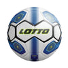 Soccer ball with Lotto branding on a white background