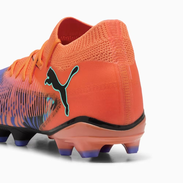 PUMA Future 8 Match Creativity NJR FG/AG - ORANGE POPPY/BLACK/AMYTHEST-ELECTRIC