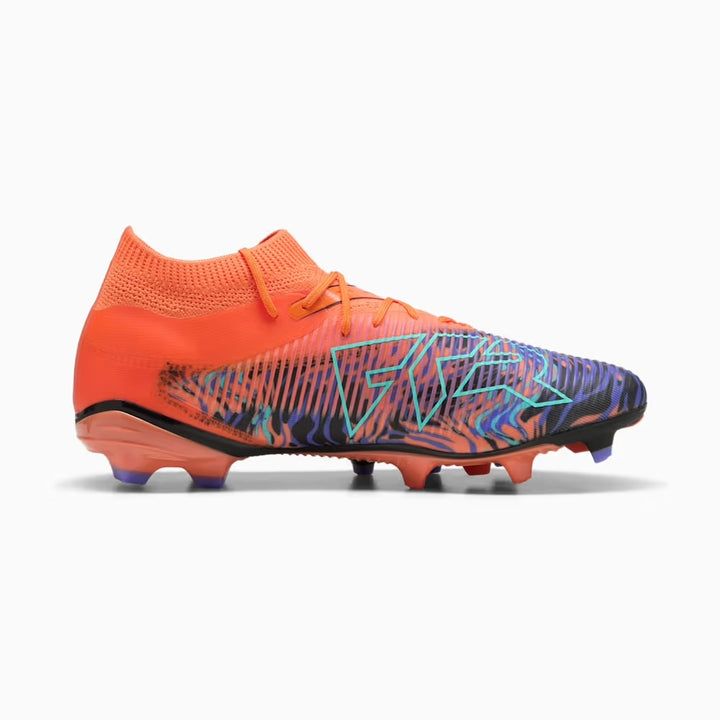 PUMA Future 8 Match Creativity NJR FG/AG - ORANGE POPPY/BLACK/AMYTHEST-ELECTRIC