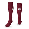 Dynasty Turnover Socks - Maroon