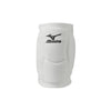 White volleyball knee pad with Mizuno logo on a white background