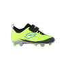 Lotto Monza FG CL Velcro Jnr Boots – Neon Green / Charcoal