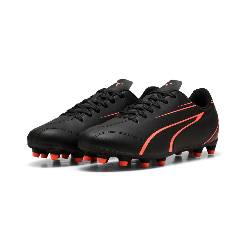Puma Vitoria FG/AG - Black / Glowing Red