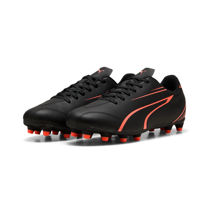 Puma Vitoria FG/AG - Black / Glowing Red