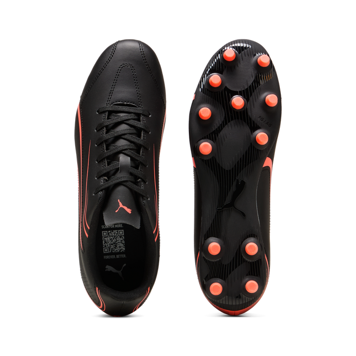 Puma Vitoria FG/AG - Black / Glowing Red