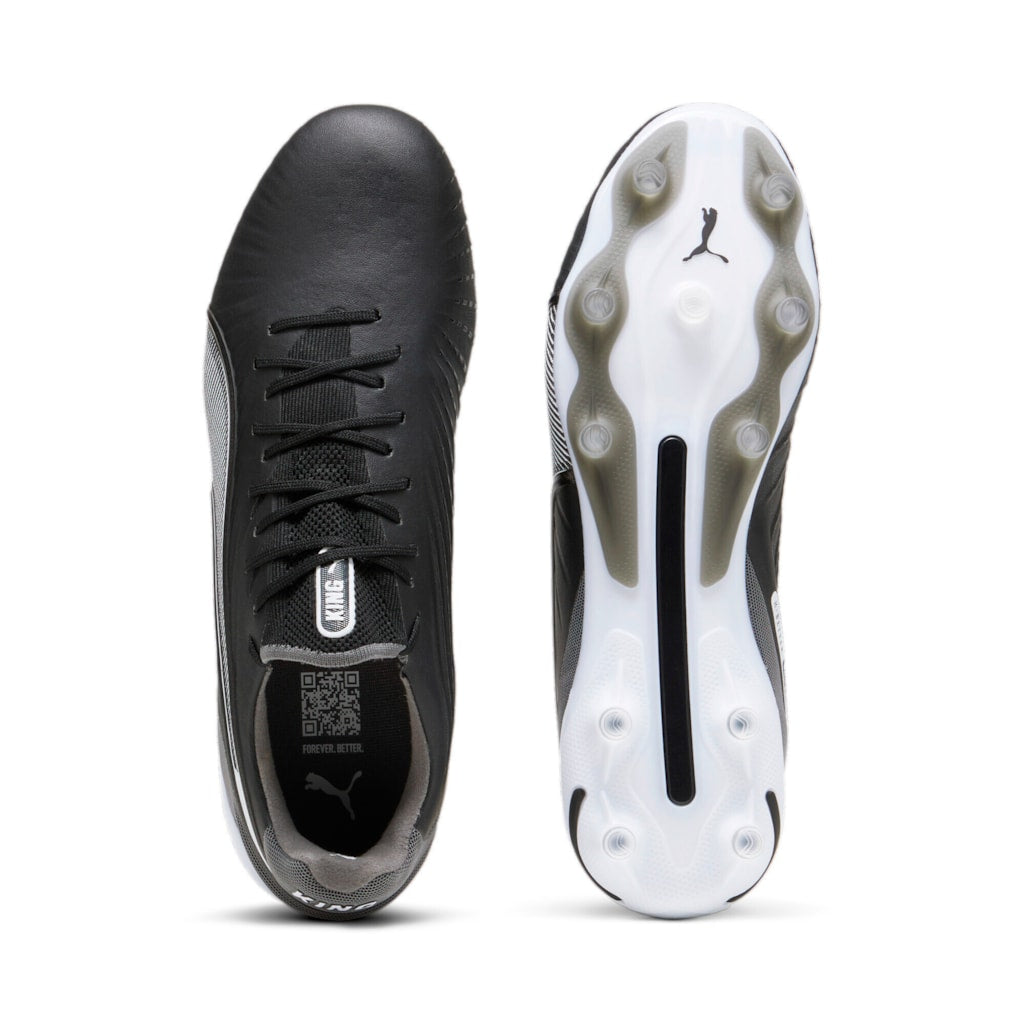 Puma King Ultimate FG/AG Boots - Puma Black / Puma White / Cool Grey