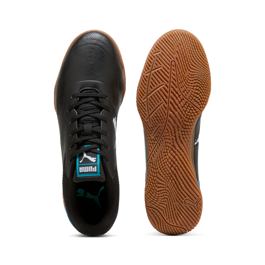 Puma Truco lll Indoor Futsal Shoes- Black / Aqua