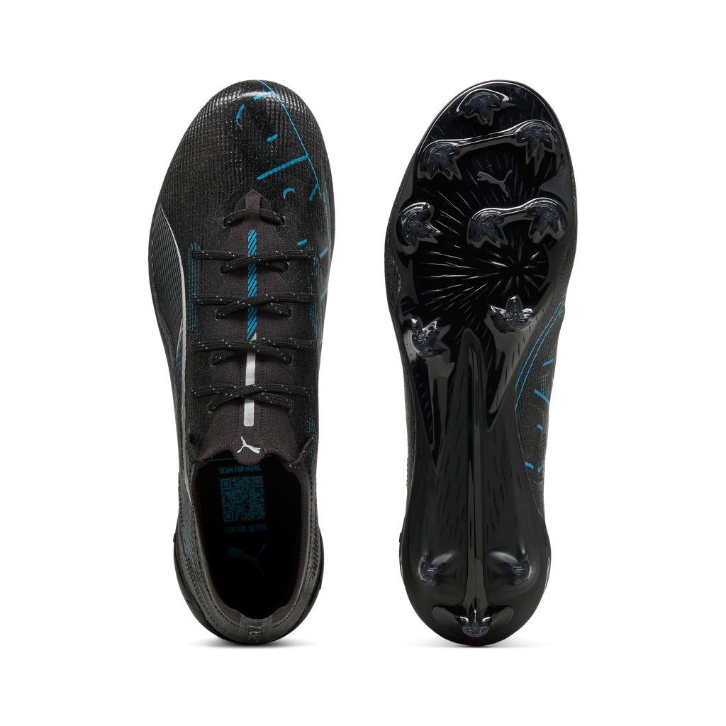 Puma Ultra 5 Ultimate FG - Black / Silver / Bright-Aqua