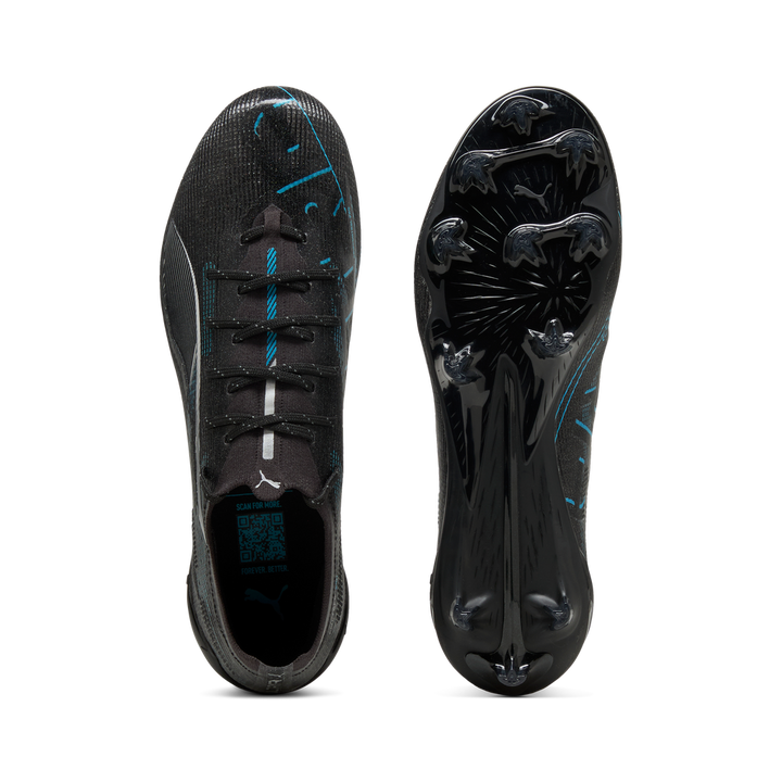 Puma Ultra 5 Ultimate FG - Black / Silver / Bright-Aqua