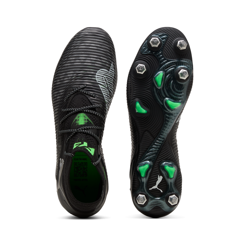 Puma Future 8 Ultimate MxSG - Black / Cool-Gray / Fluo-Green