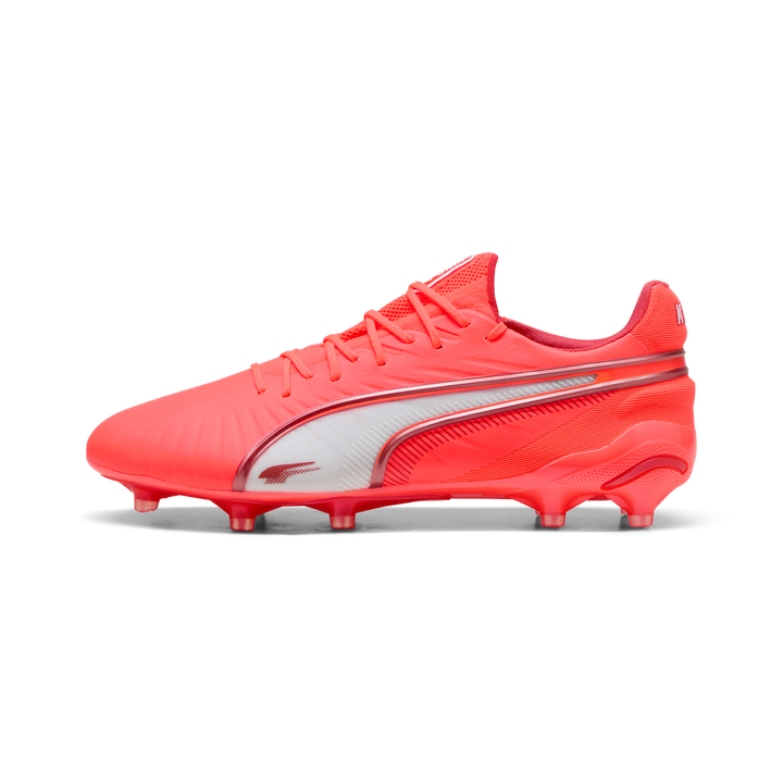 Puma King Ultimate FG/AG - Glowing-Red / White / Red-Fire