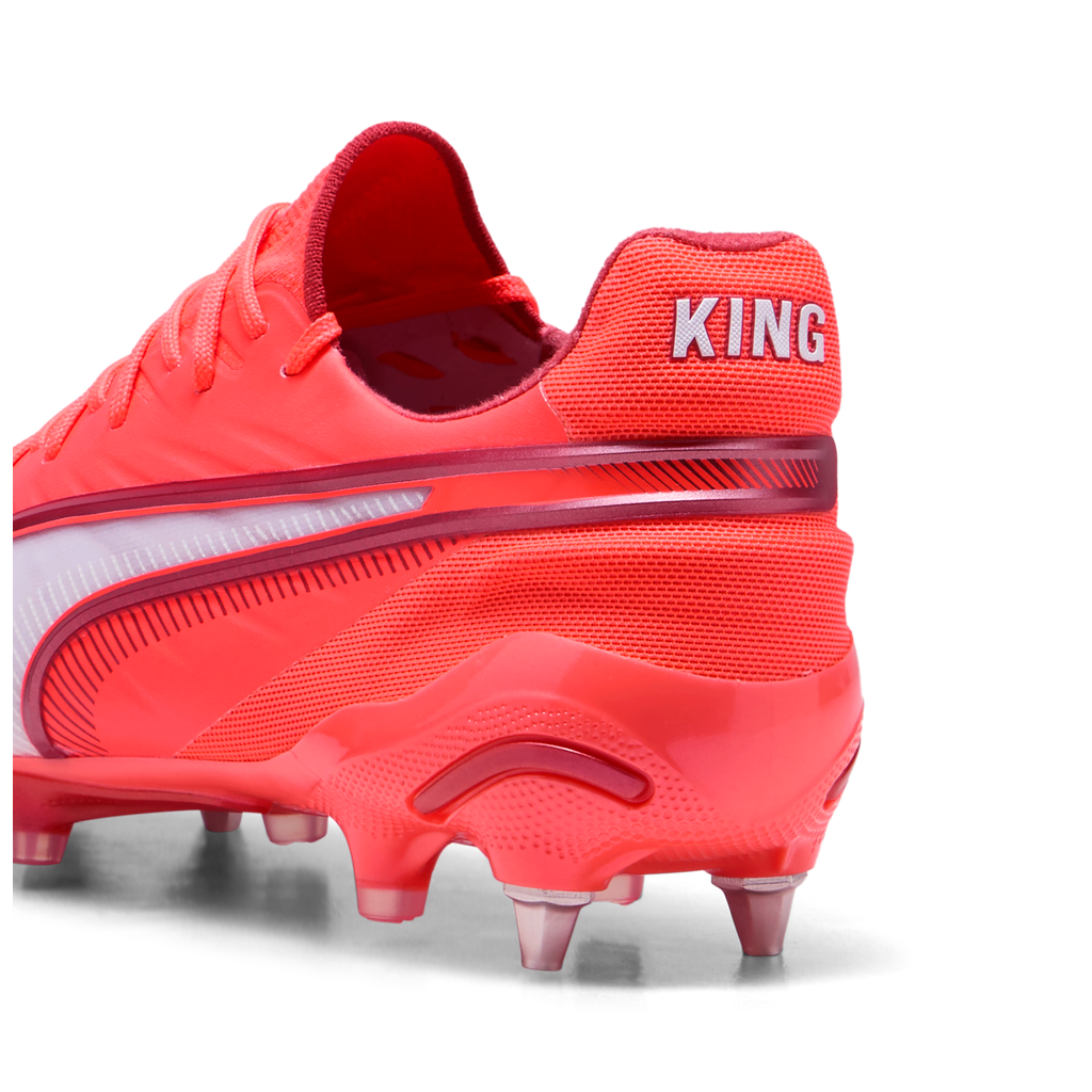 Puma King Ultimate MxSG - Glowing Red / White / Red Fire