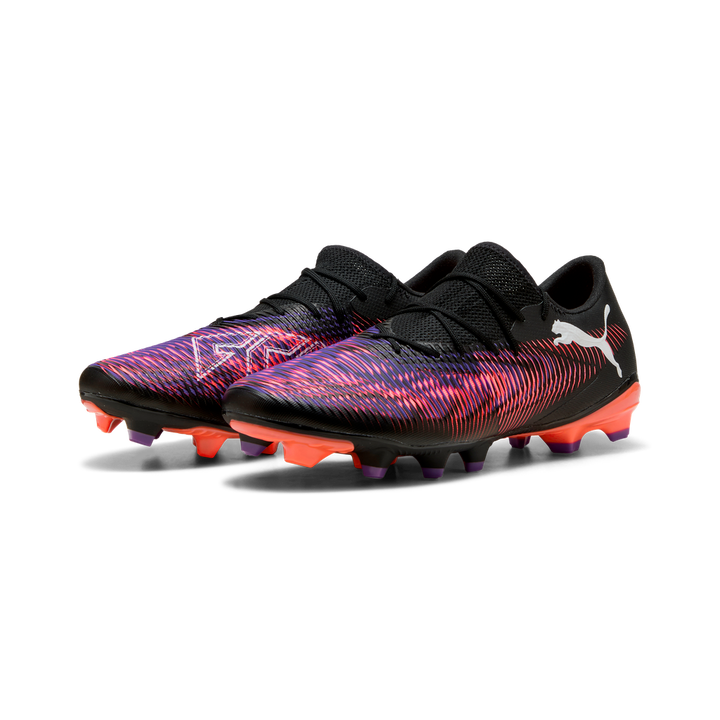 Puma Future 8 Match Low FG/AG - Black / White / Glowing Red