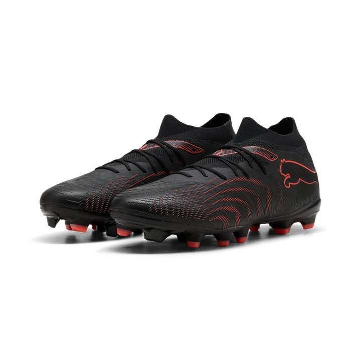 Future 9 Match FG/AG - Black / Red