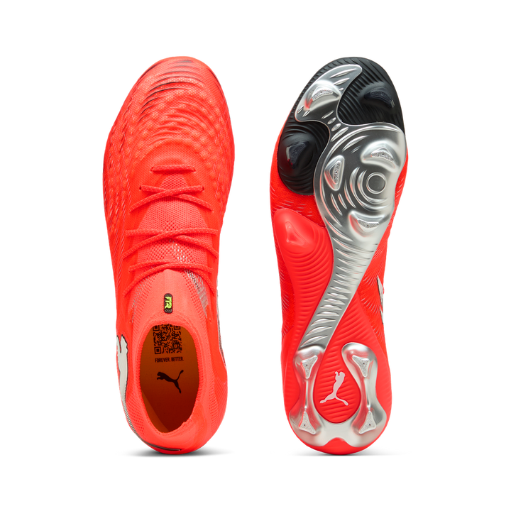 Future 9 Match FG/AG Unisex Boots  - Red / Silver