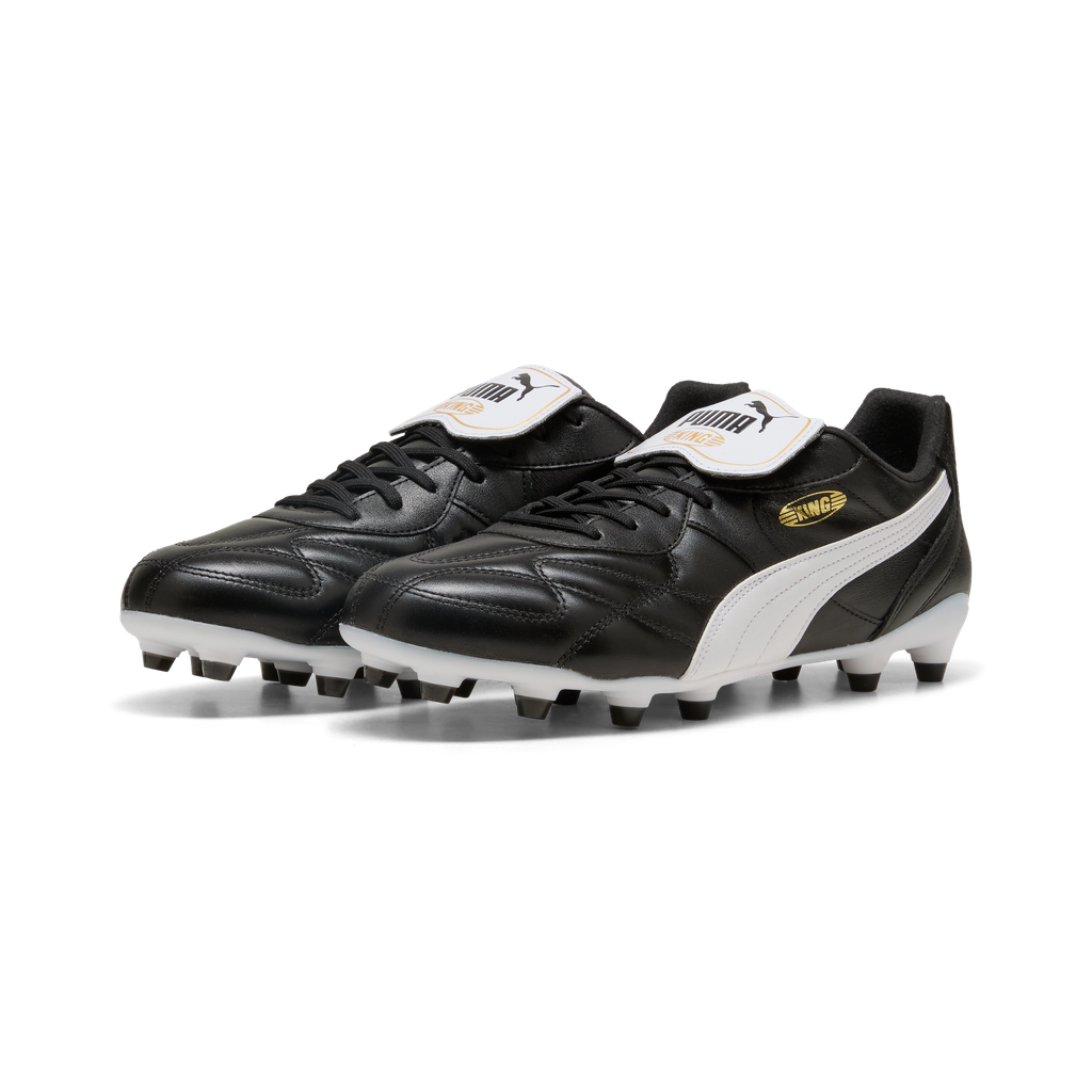 Puma King Top FG/AG Boots - Puma Black / Puma White / Puma Gold