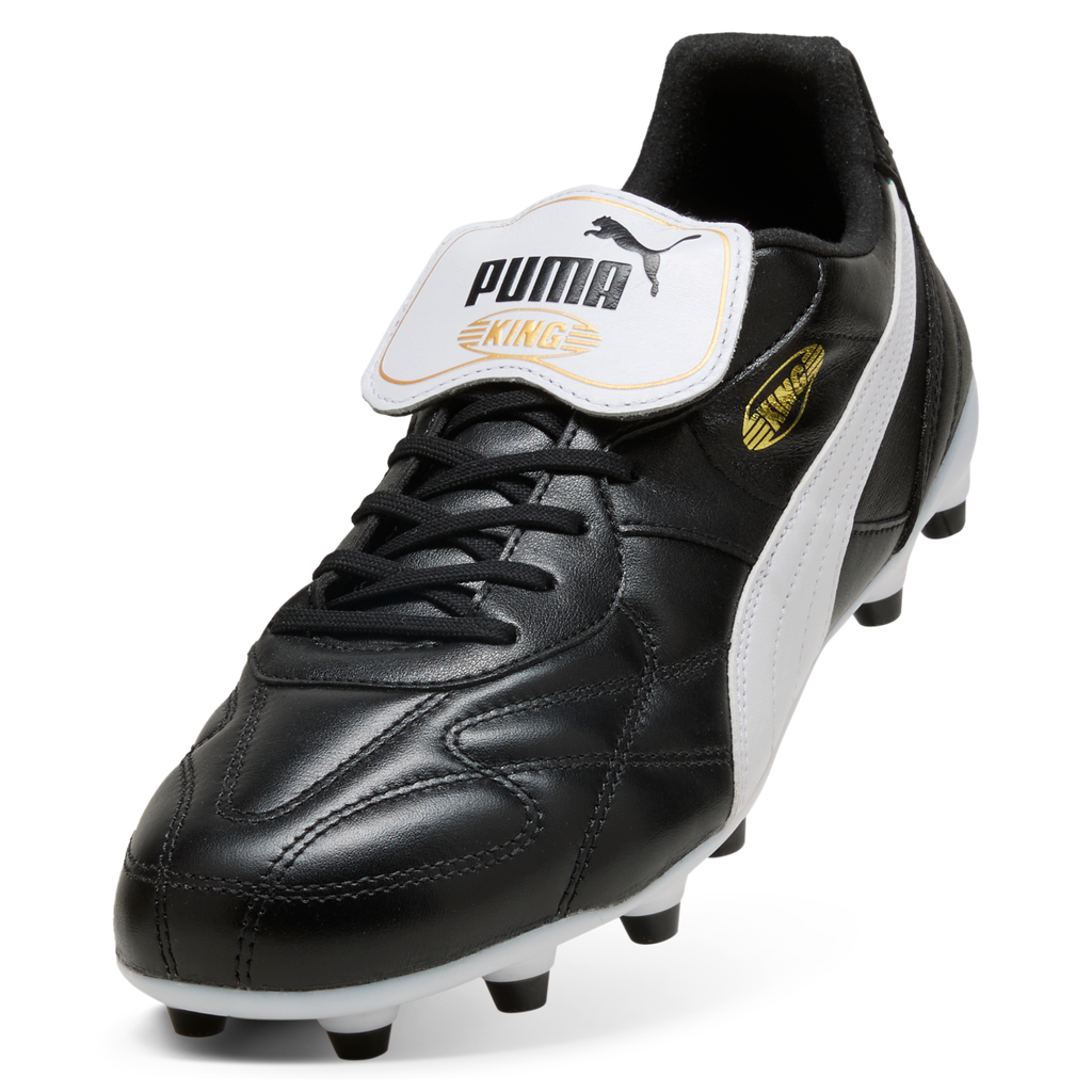 Puma King Top FG/AG Boots - Puma Black / Puma White / Puma Gold