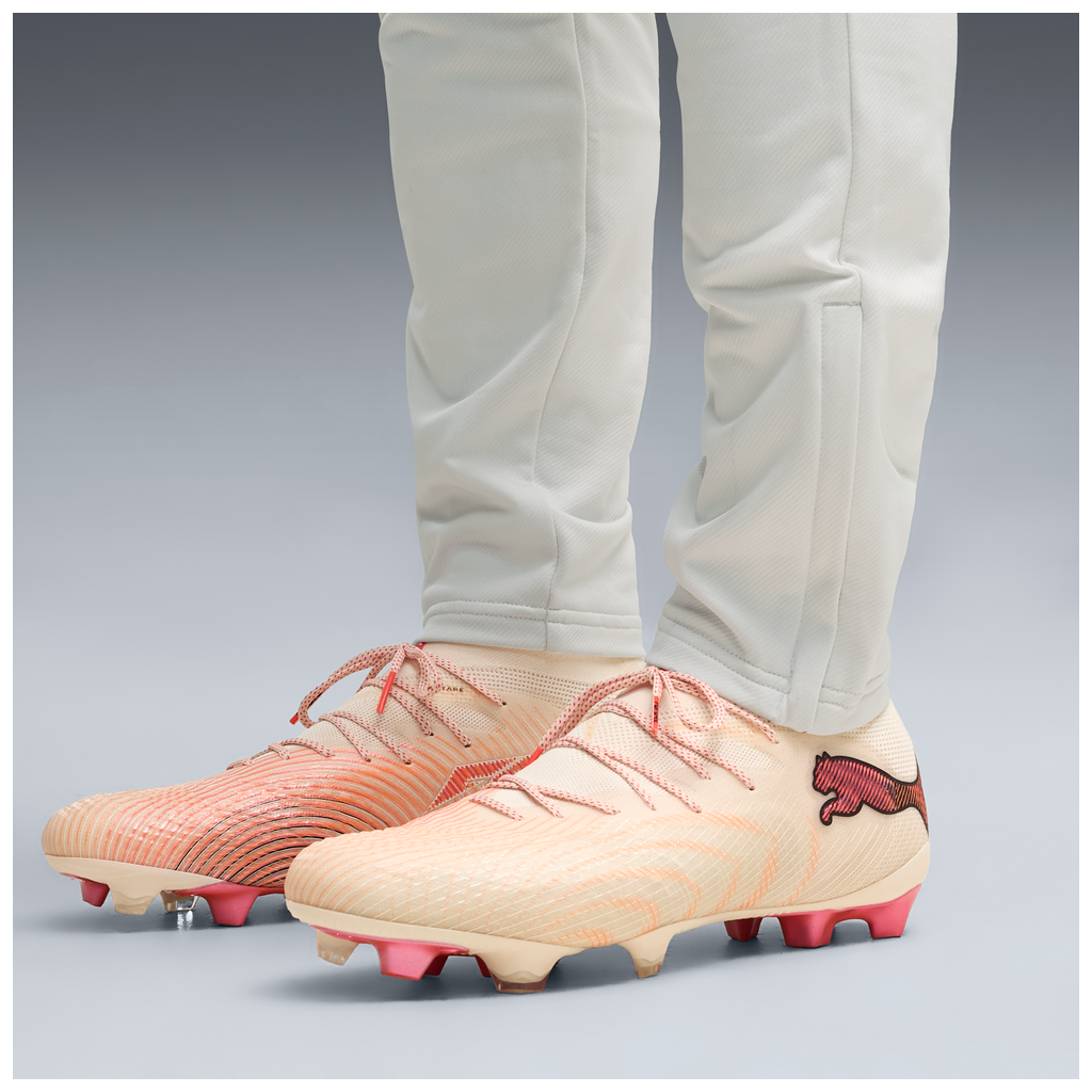 Puma Future 9 Ultimate FG - Beige / Red