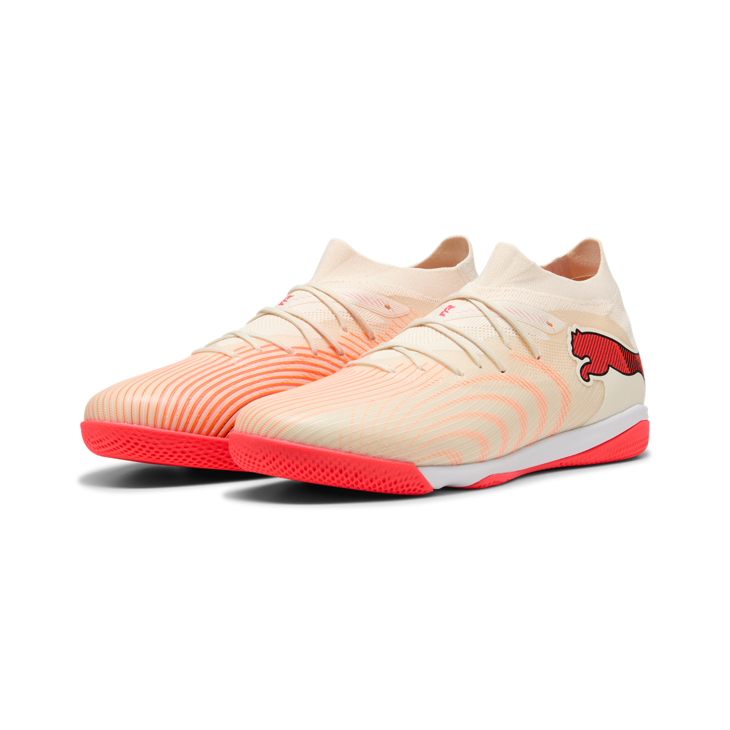 Puma Future Match 9 Indoor Trainer - Beige / Red