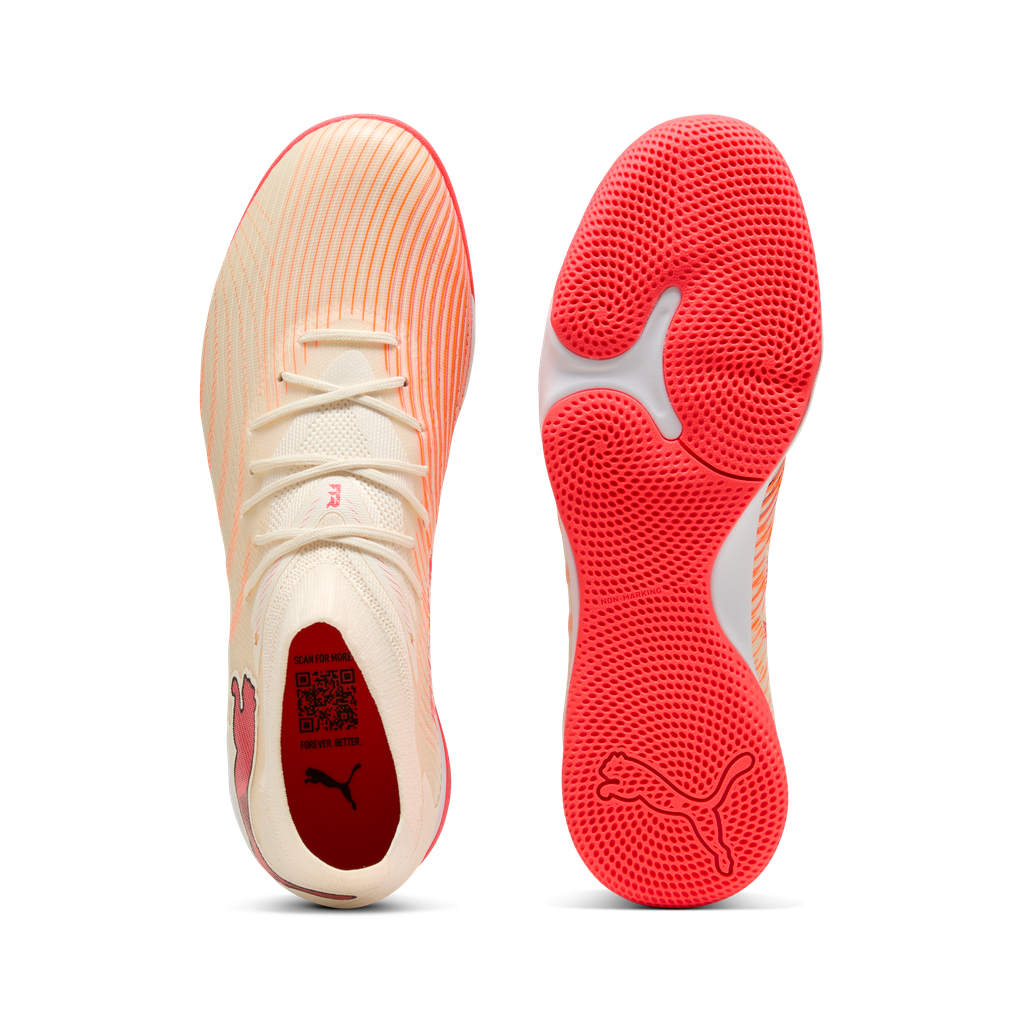 Puma Future Match 9 Indoor Trainer - Beige / Red