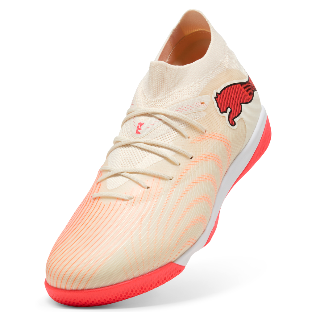 Puma Future Match 9 Indoor Trainer - Beige / Red