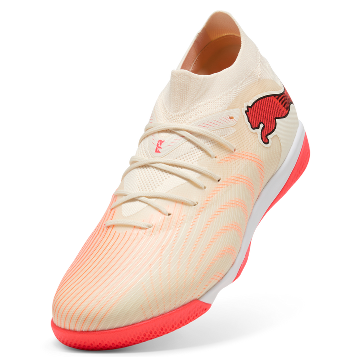 Puma Future Match 9 Indoor Trainer - Beige / Red