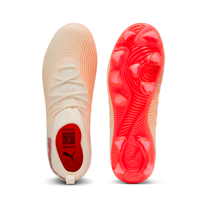 Puma Future 9 Match FG/AG Junior - Beige / Red