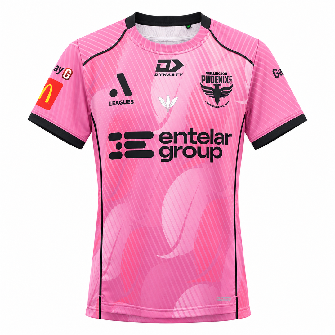 A-League Wellington Phoenix 2026 Replica Goalkeeper Jersey Junior - Pink