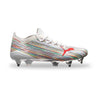 Puma Ultra 1.2 MxSG Boots - White / Red Blast / Silver