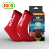 TapeDesign Kids Grip Socks - RED