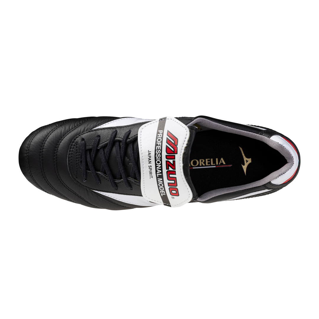 Mizuno Morelia II Made In Japan FG - Black/White/Chinese Red