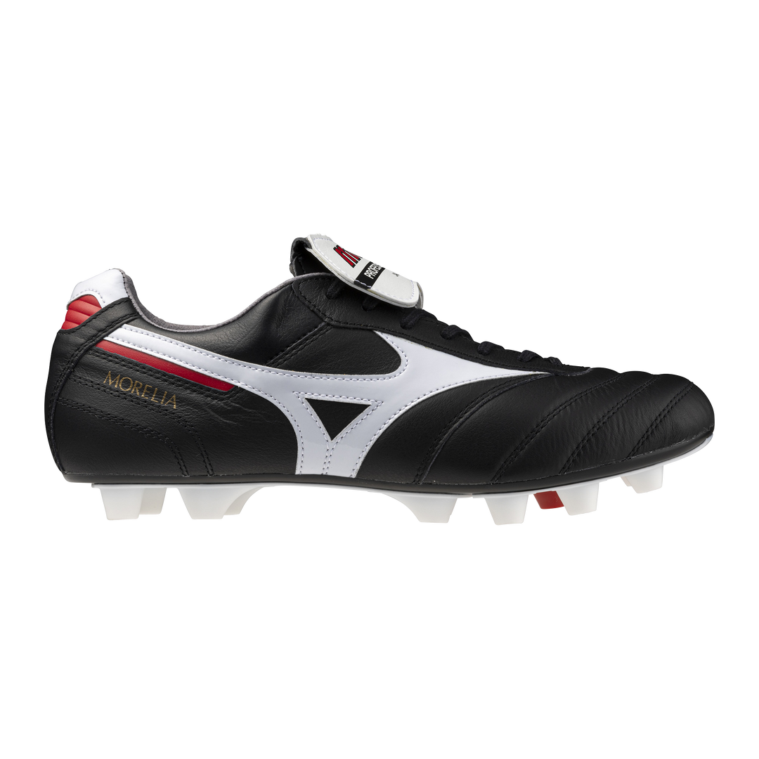 Mizuno Morelia II Made In Japan FG - Black/White/Chinese Red