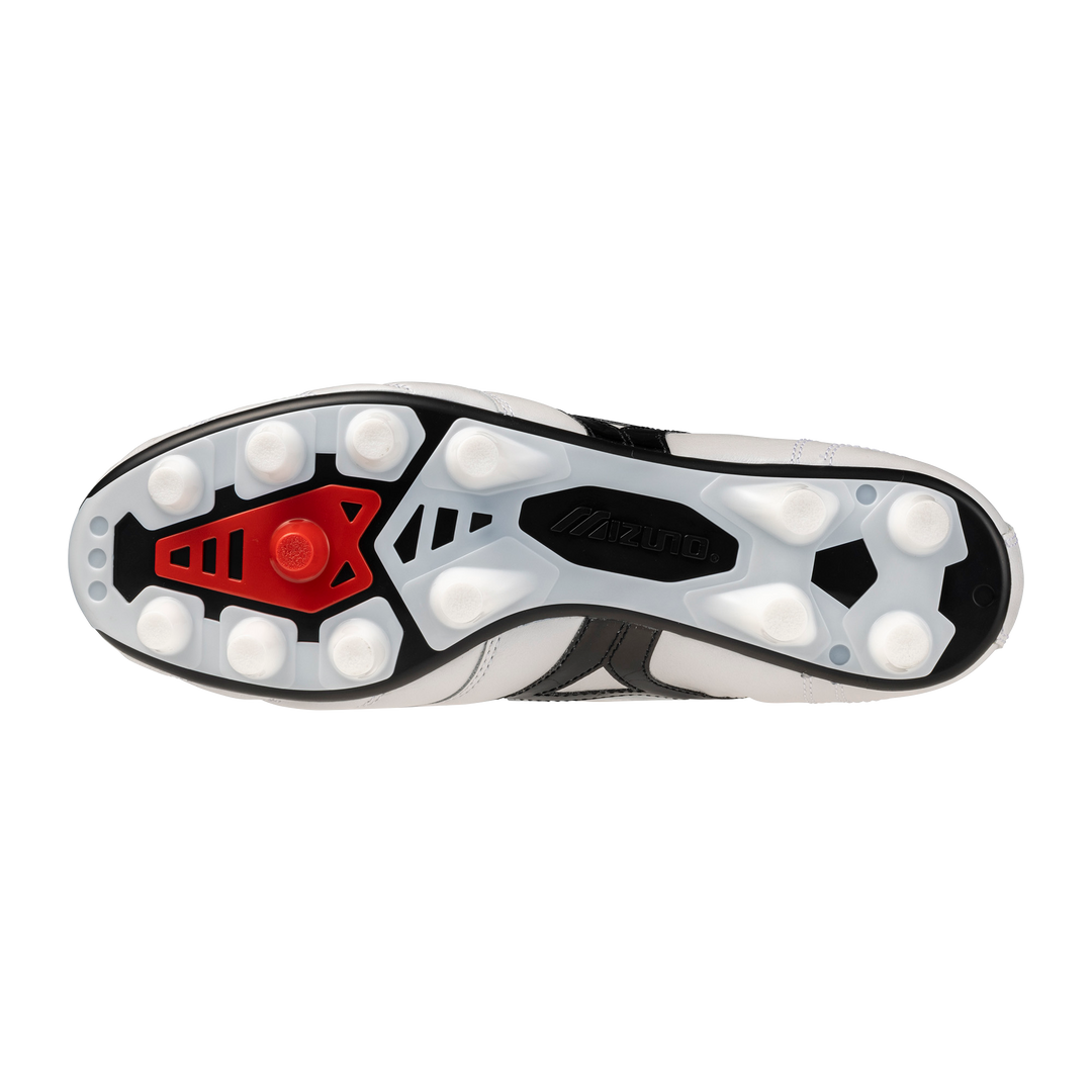 Mizuno Morelia II Made In Japan FG - White/Black/Chinese Red