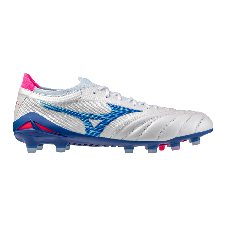 Mizuno Morelia Neo IV β Made In Japan FG - White/Tanager Turquoise/Pink Tetra