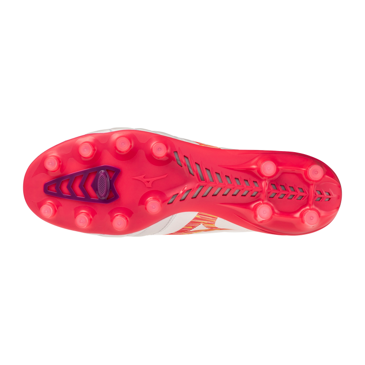 Mizuno Morelia Neo IV Elite FG - White / Pink Tetra / Fuchsia Purple