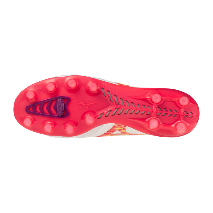Mizuno Morelia Neo IV β Elite FG – White / Pink Tetra / Fuchsia Purple
