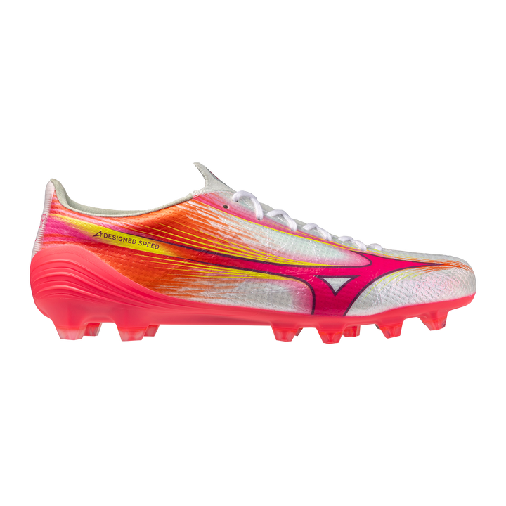 Mizuno Alpha lll Elite FG - White / Pink Tetra / Fuchsia Purple