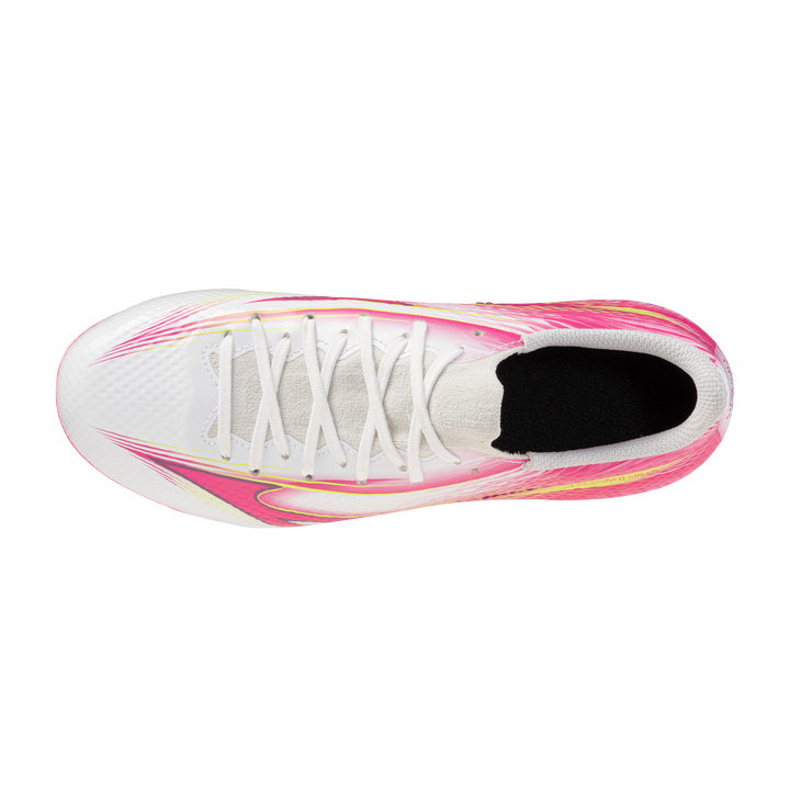 Mizuno Alpha III Select Firm Ground Junior - White / Fuchsia Purple