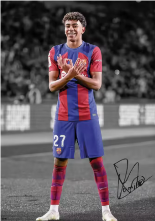 Lamine Yamal Canvas Poster 70X50cm