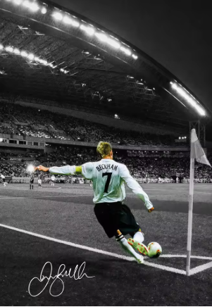 David Beckham Canvas Poster  70X50cm