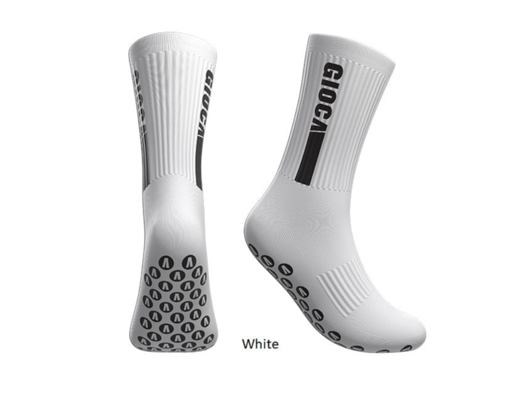 GIOCA Grips Socks White