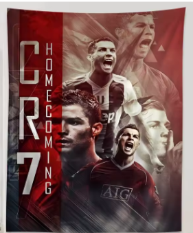 Ronaldo CR7 Fabric Poster 90X60cm