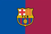 Barcelona Large Canvas Poster 120X70cm