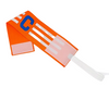 Captains Armband With Retention Band-Orange
